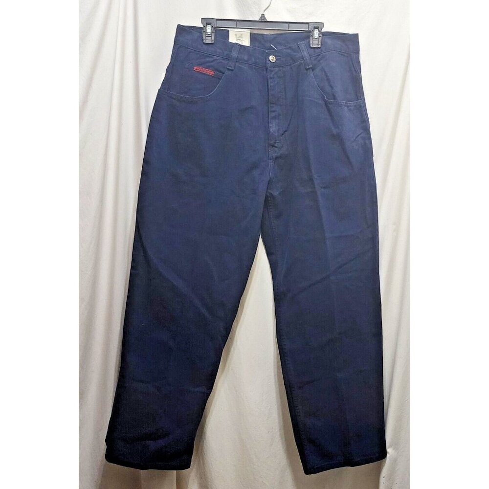 Victorious Urban Underground Mens Navy Blue Vintage‎ Jeans W38 L32 New Grunge